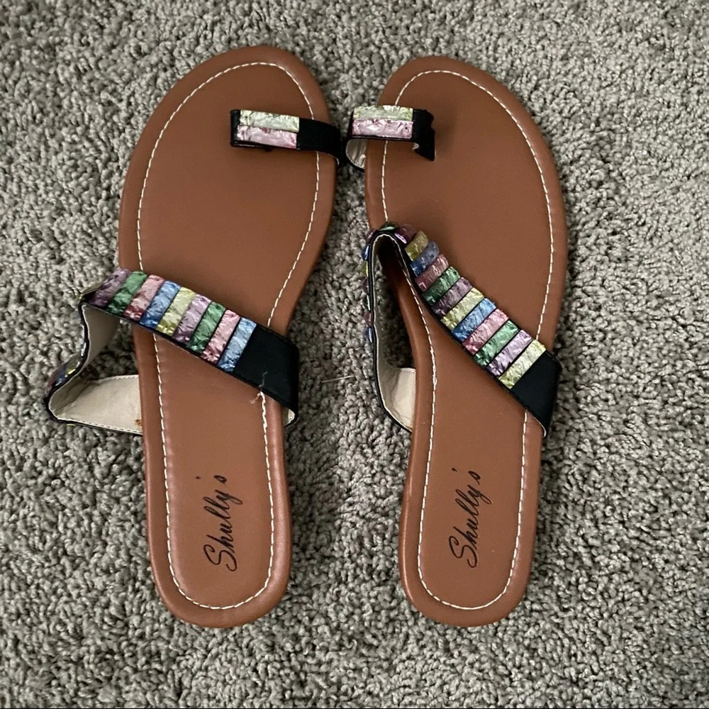 Shully’s Colorful Sandals